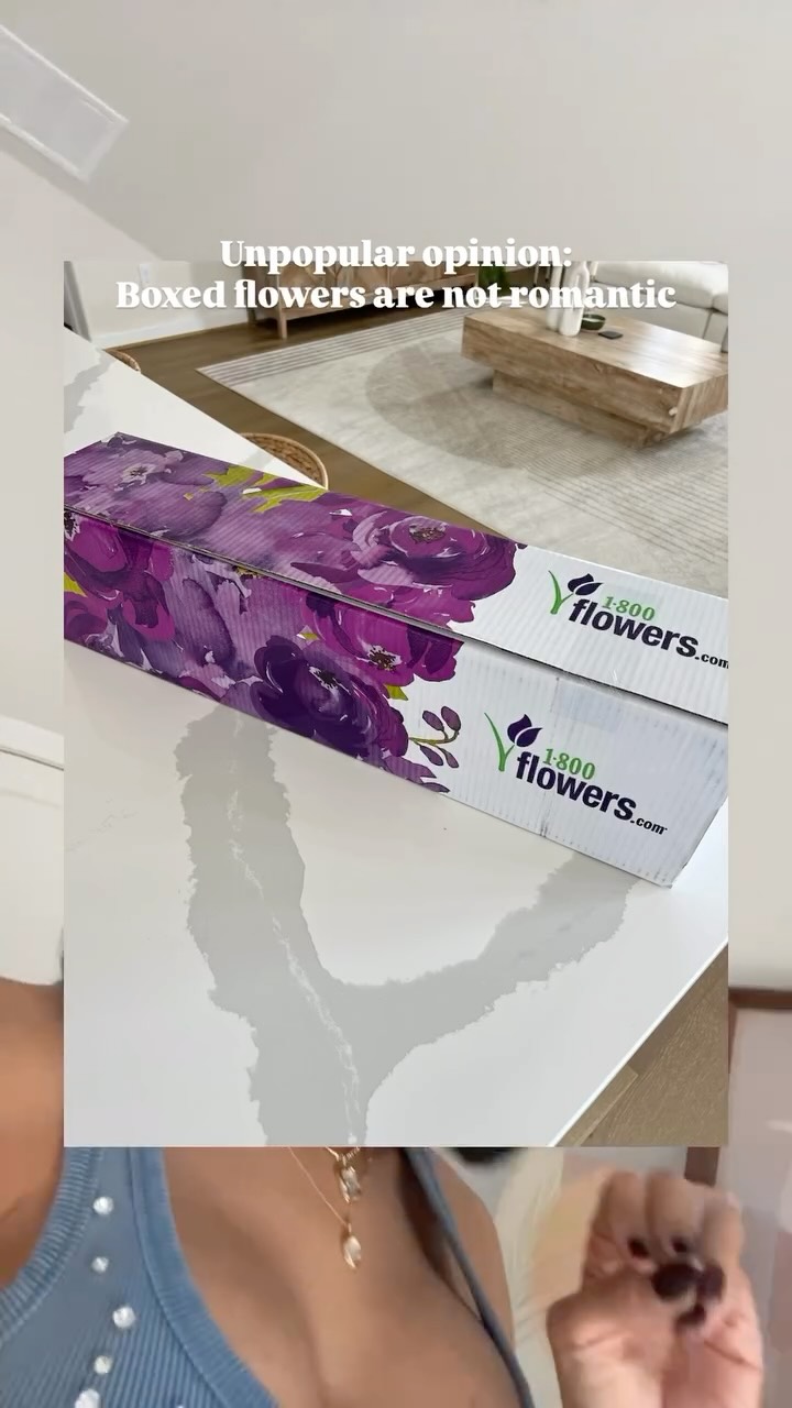 Instagram post by @veronicaellisxo for 1800Flowers. Caption reads: Old rant I posted on cf but I think it deserves....