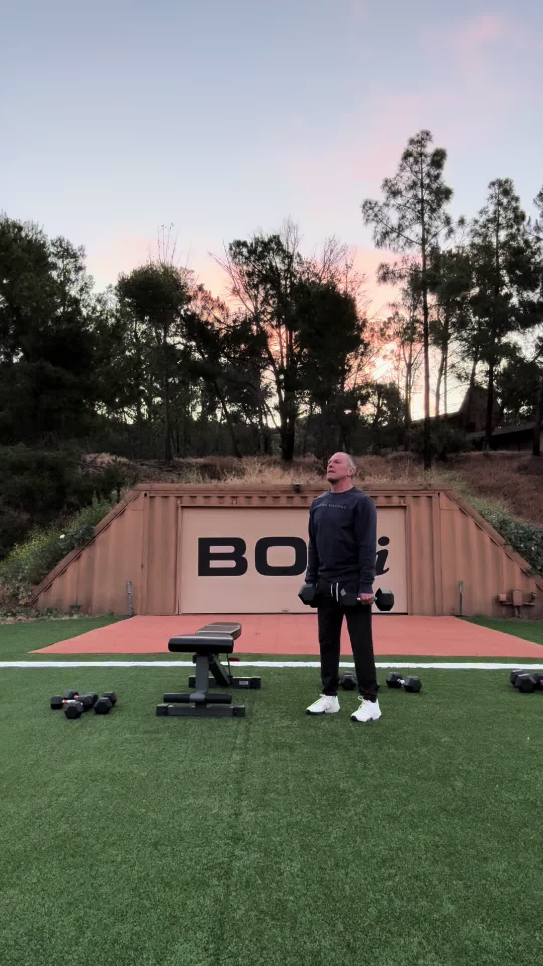 TikTok post by @carldaikeler for BODi. Caption reads: [...] gain. Keep lifting and keep Loving Your....