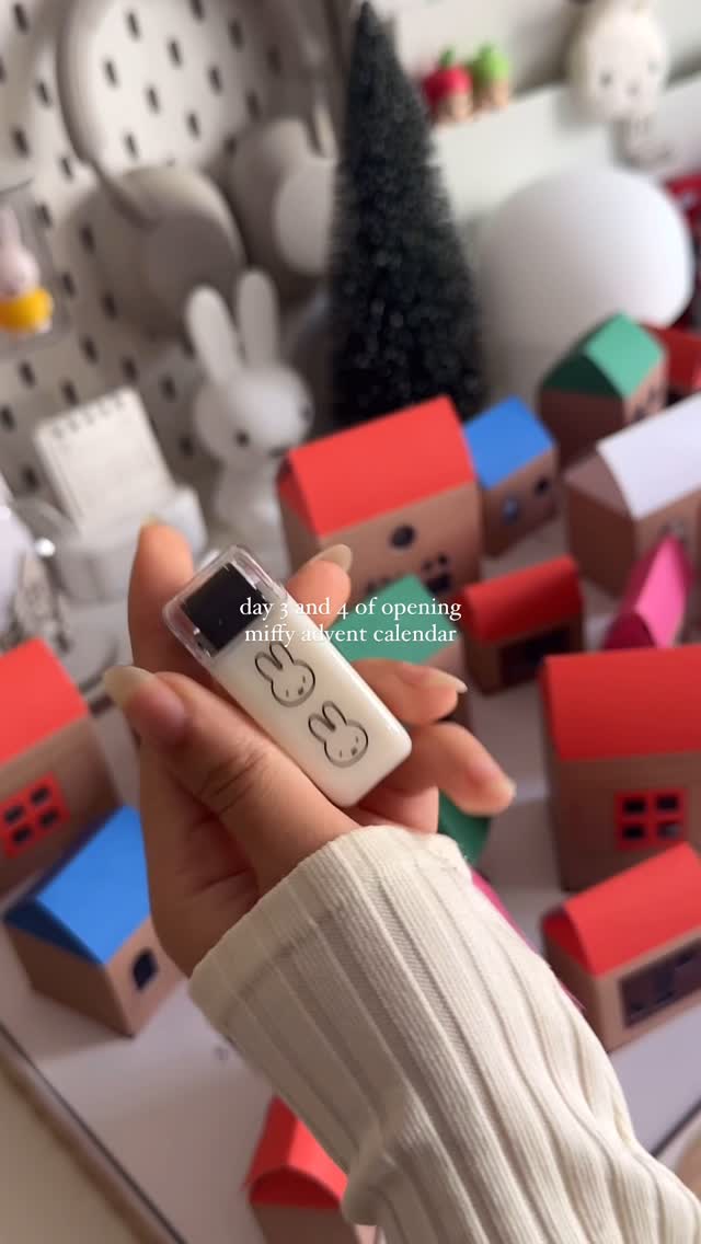 Instagram post by @coffeecloud9 for HEMA. Caption reads: day 3 and 4 of opening miffy advent calendar 🐰
 
....
