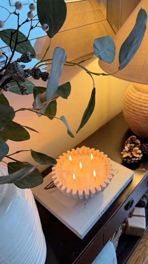 Instagram post by @_houseonthemeadow for Candlera Candle. Caption reads: Ad | @candleracandle might just be my new....