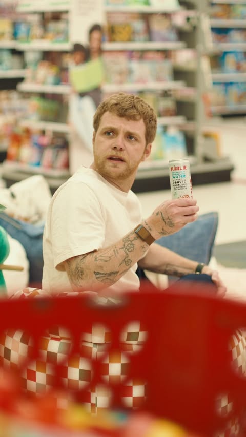 Instagram post by @alexwarren for BUBBL'R. Caption reads: If you see me at Target, I’m probably talking to....