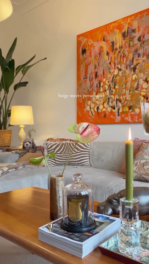 Instagram post by @anna.homesome for SoLebIch.de. Caption reads: Whatever personality at home looks like … this is....