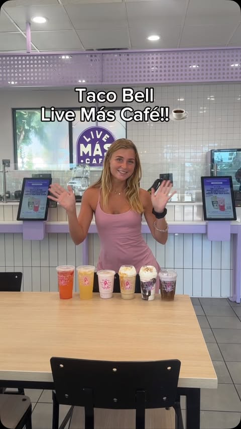 Instagram post by @eatswithkelsie for Taco Bell. Caption reads: i love @tacobell and i am so excited about the....