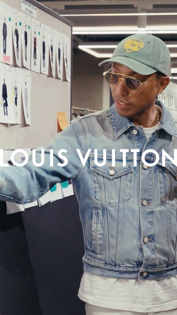 Instagram post by @nigo for Louis Vuitton. Caption reads: Behind the collection. The decades long friendship....