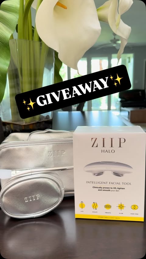 Instagram post by @amitbeautytalk for ZIIP. Caption reads: [...] I’m giving away iconic products from ZIIP....