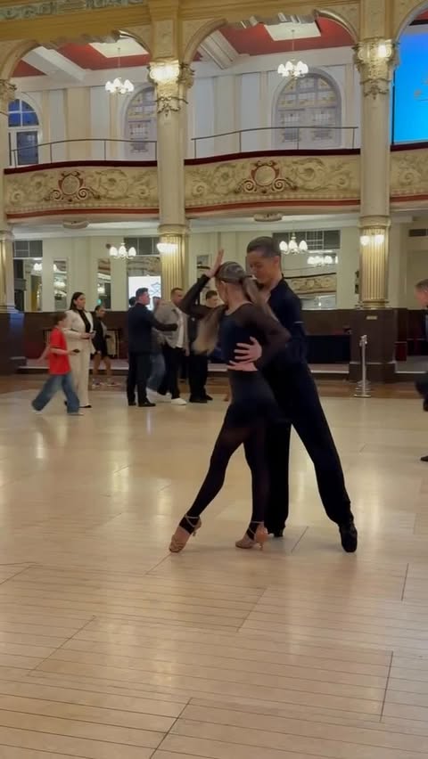 Instagram post by @brooklynwarddances for Tiger Friday. Caption reads: [...] up with @parkerlindsay_dancer in my....
