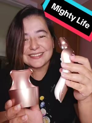 TikTok post by @sindyrivas18 for Mighty Life. Caption reads: @Mighty Life #electricshaver #electricshaverwomen....