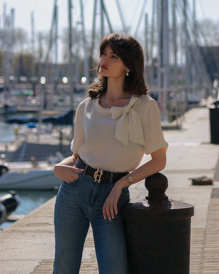 Instagram post by @minakshi.mahta for Nice Cream London. Caption reads: [...] @hollandcooperclothing 
Earrings....