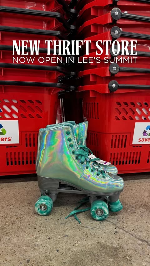 Instagram post by @lo.kc.al for Savers. Caption reads: Calling all Kansas City thrifters — @savers_thrift....