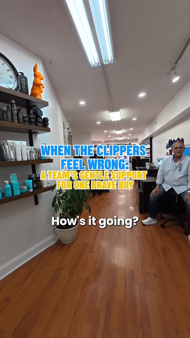 Instagram post by @thebest1period for Paul Mitchell. Caption reads: A nonverbal child with autism traveled 2.5 hours....