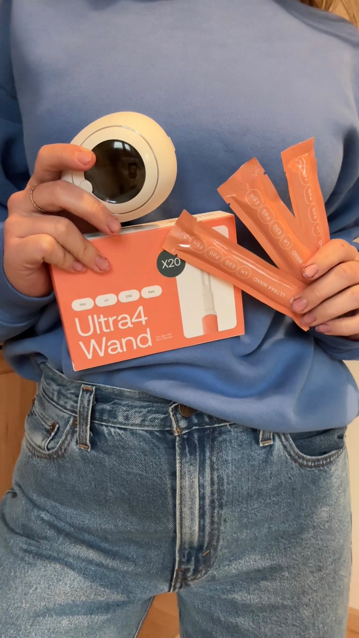 Instagram post by @allymazzilli for Mira Fertility. Caption reads: As much as I’ve needed to lean into patience,....