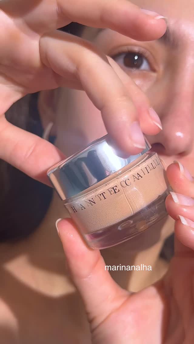 Instagram post by @marinanalha for Chantecaille. Caption reads: How natural does this foundation look??

It feels....