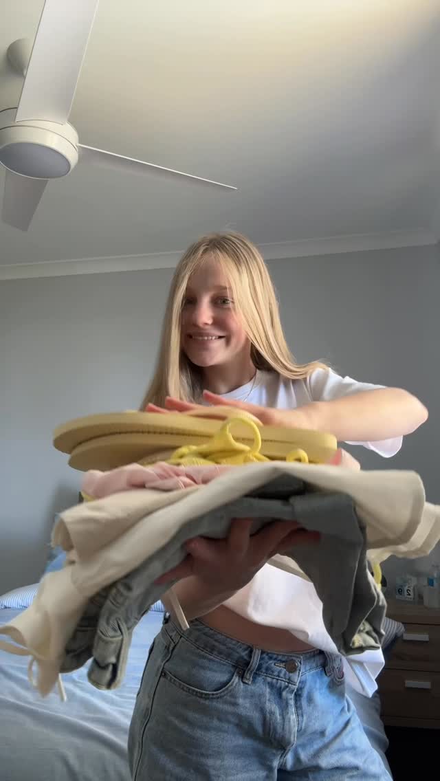 Instagram post by @kirstyandmadi for City Beach. Caption reads: 🌸☀️ Spring fits are here & I’m obsessed! I picked....