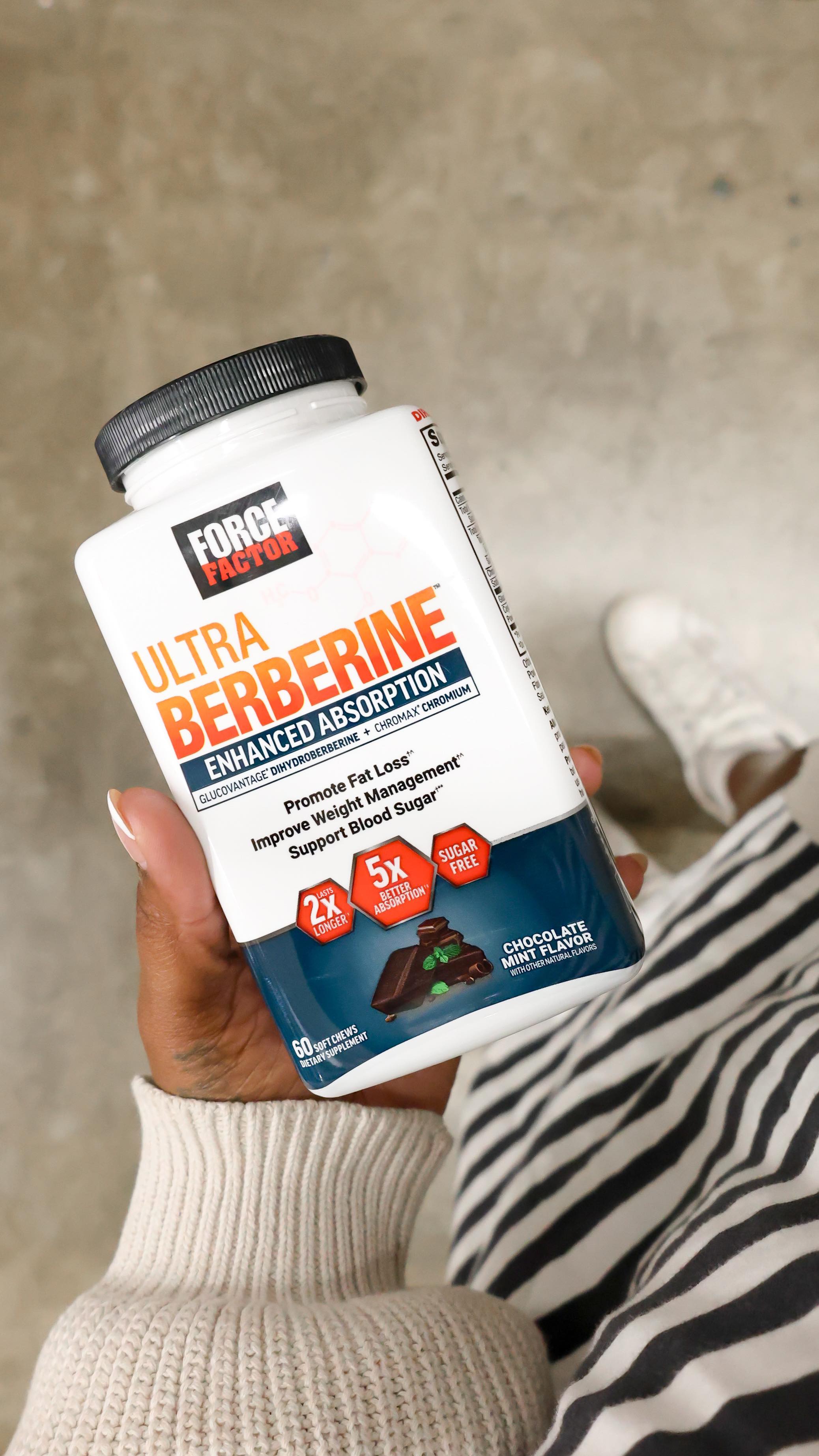 Instagram post by @missporsha for Force Factor. Caption reads: [...] Enhanced Absorption Soft Chews from....