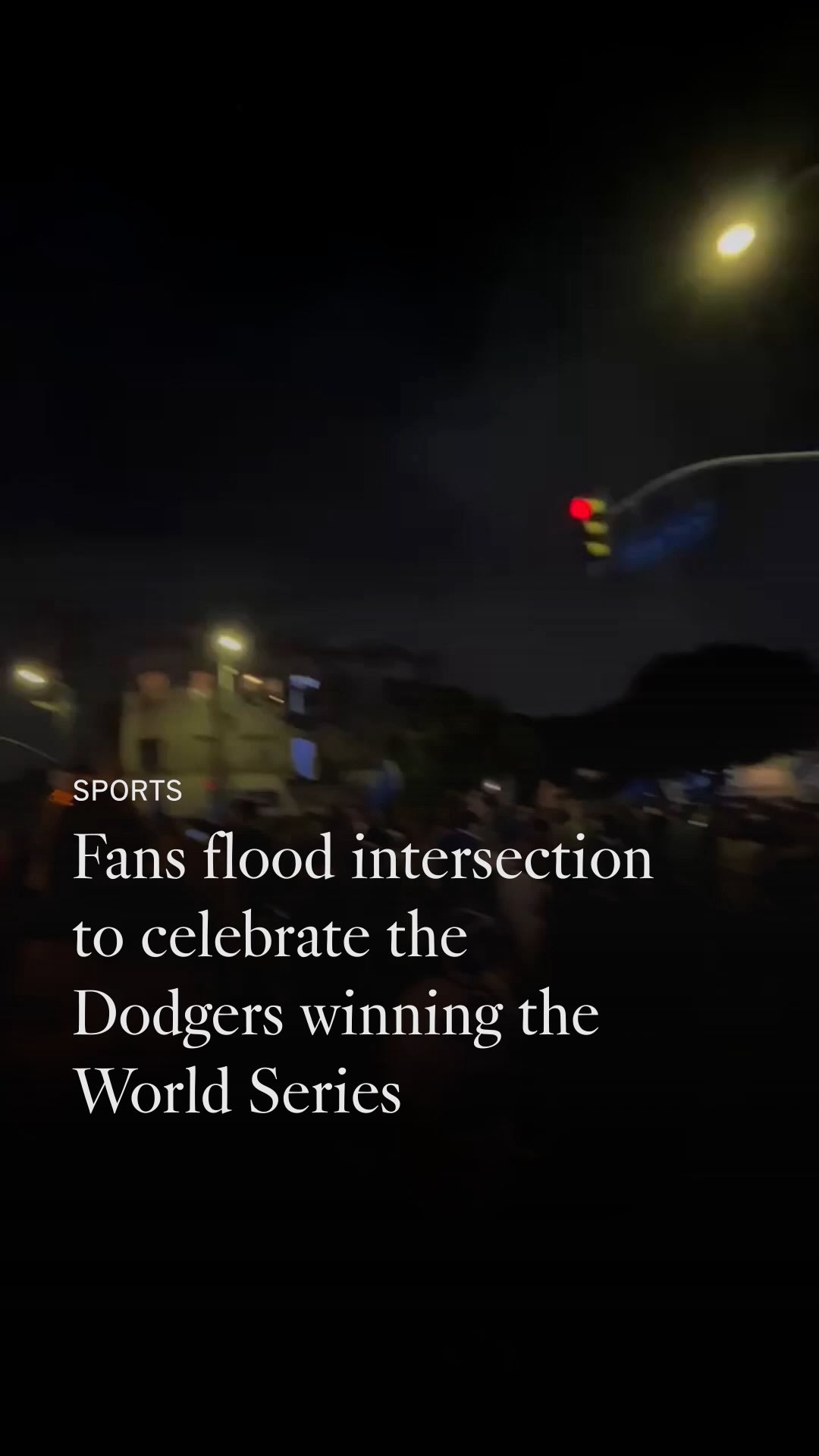 Instagram post by @latimes_sports for Los Angeles Times. Caption reads: Across the city, the sounds of fireworks signaled....
