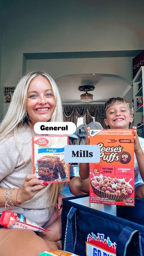 Instagram post by @sarahshawyall for General Mills. Caption reads: #generalmillspartner Thank you @generalmills for....