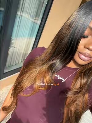 TikTok post by @angiemonique__ for Wequeen. Caption reads: [...] #hairstyleideas #fallaesthetic #hairtok....