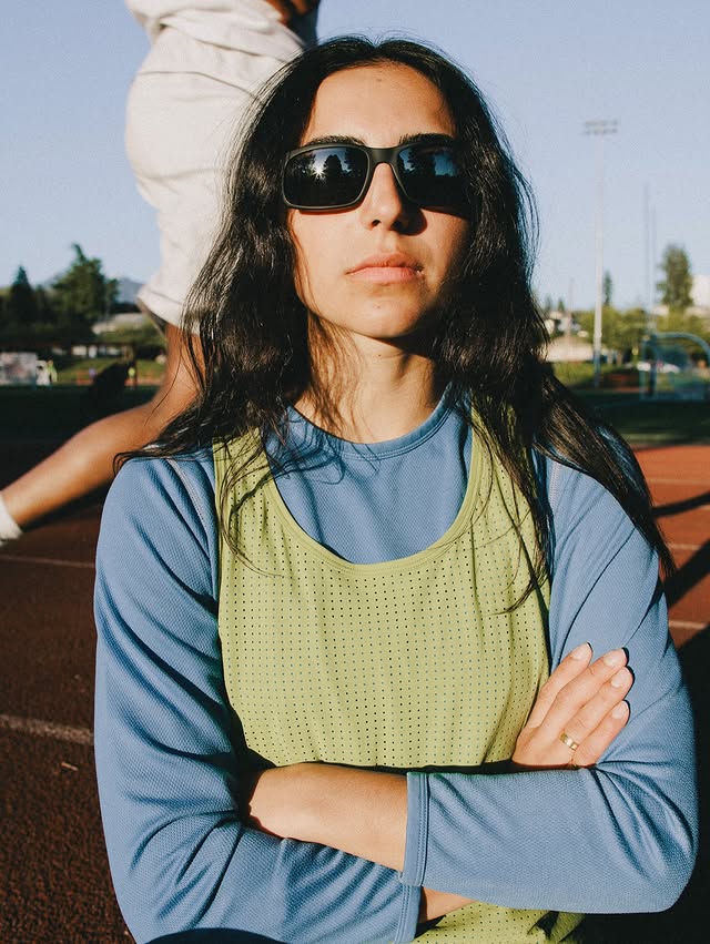 Instagram post by @chloemihailo for Warby Parker. Caption reads: [...] up to spend all summer outside with....