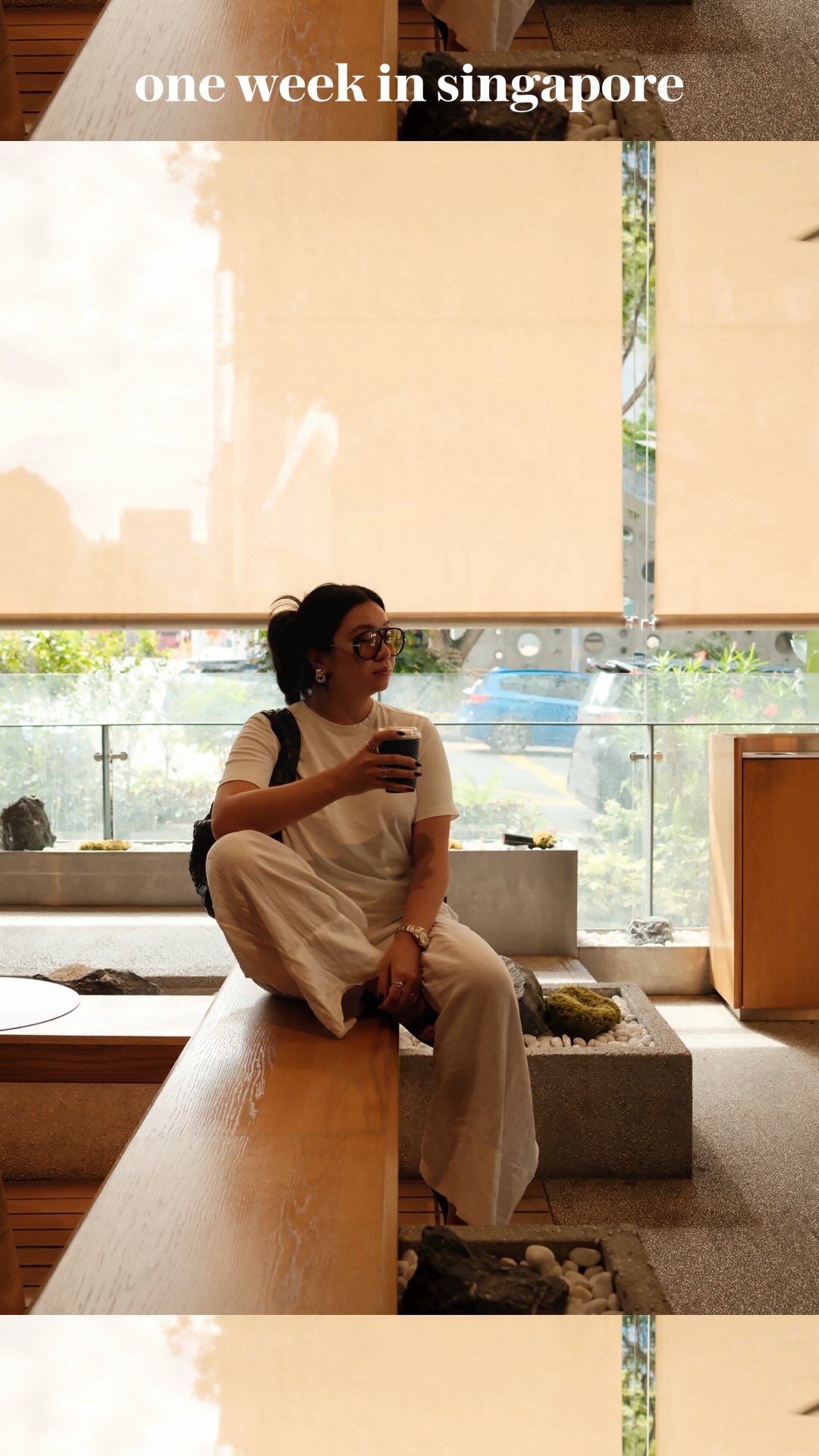 Instagram post by @alyssa.lenore for VisitSingapore. Caption reads: Loved celebrating our wedding anniversary in....