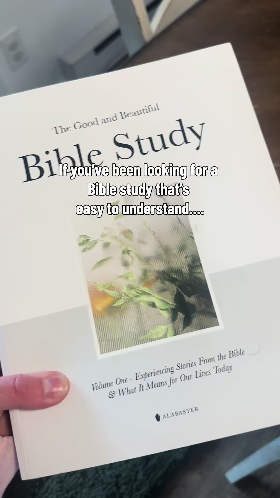 TikTok post by @simplymelauryn for Alabaster Co. Caption reads: This Bible study takes all the guesswork out of....