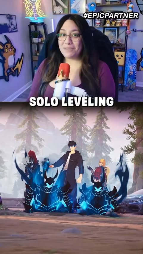 Instagram post by @ulusoka for Epic Games Store. Caption reads: #EpicPartner Solo Leveling: Arise is OUT NOW!....