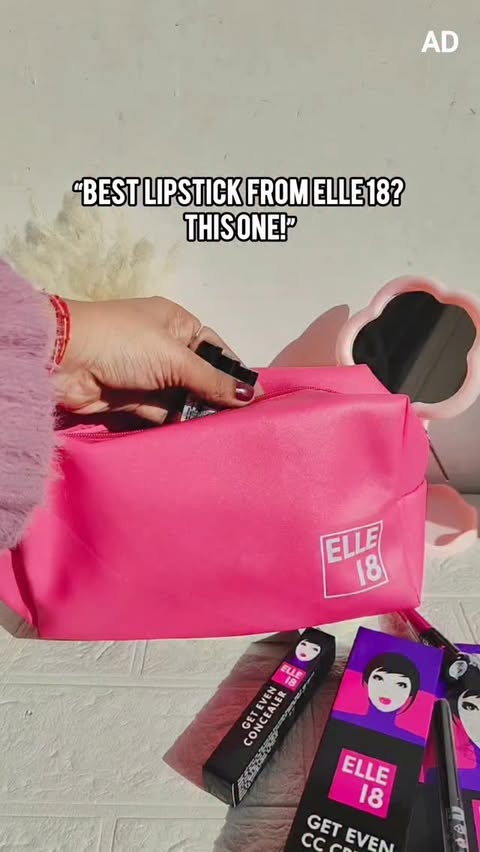 Instagram post by @i_sweetyrajput for Purplle. Caption reads: #AD
✨ I’m wearing the Elle18 [Product Name] in the....