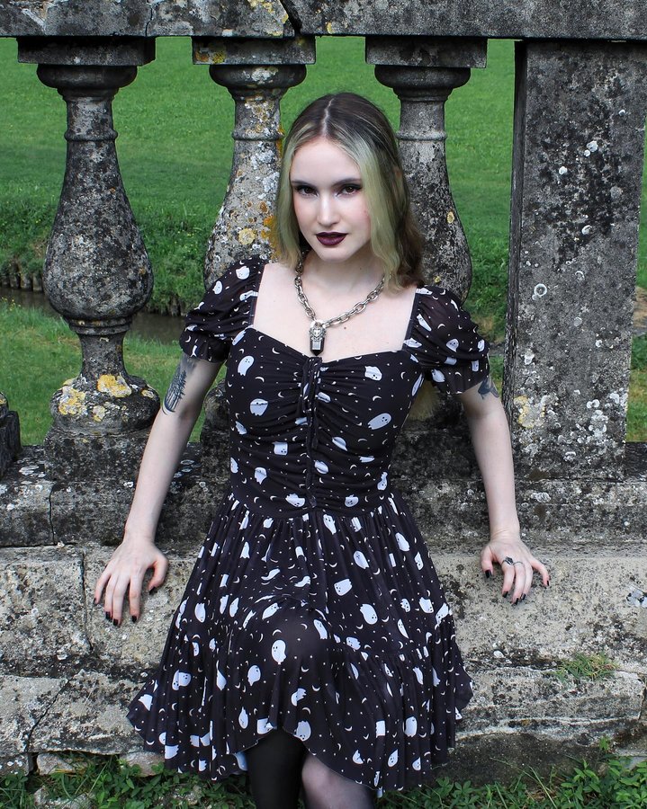 Instagram post by @rosamedievale for Blackmilk Clothing. Caption reads: [...] Did you check out the Halloween....