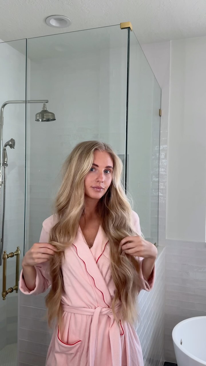 Instagram post by @hunterkailey for Jcpenney. Caption reads: Love adding new products into my haircare routine!....
