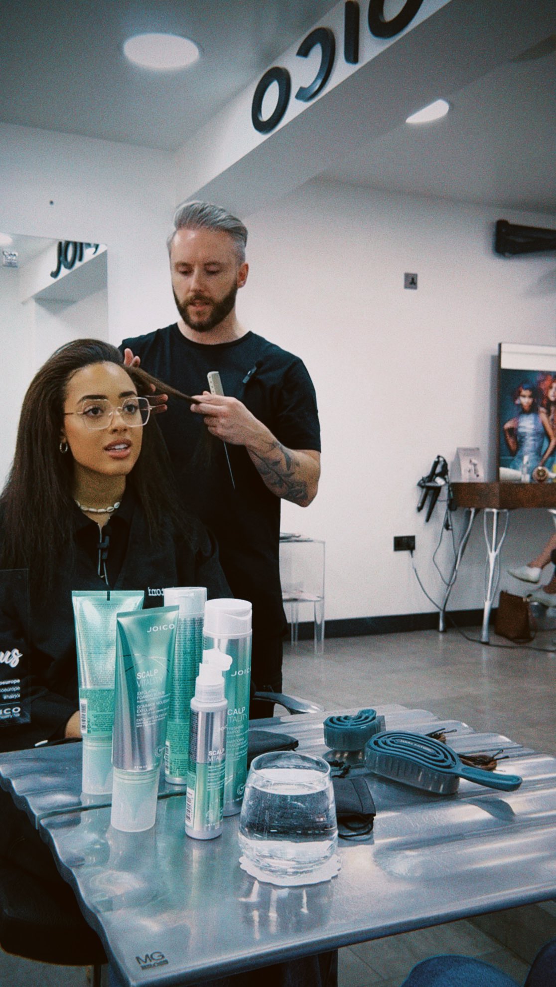 Instagram post by @joicoeurope for Creative HEAD Magazine. Caption reads: A Breath of Fresh HAIR!! 💆‍♀️ Is your clients’....