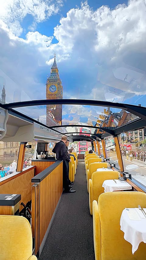 Instagram post by @london.travel.life for Food & Travel Directory. Caption reads: Experience the World’s Most Luxurious Panoramic....
