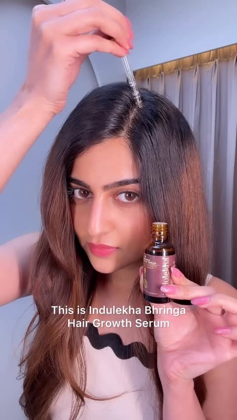 Instagram post by @shanaya for Indulekha. Caption reads: [...] daily
3️⃣ Consistency, no skipping

I use....