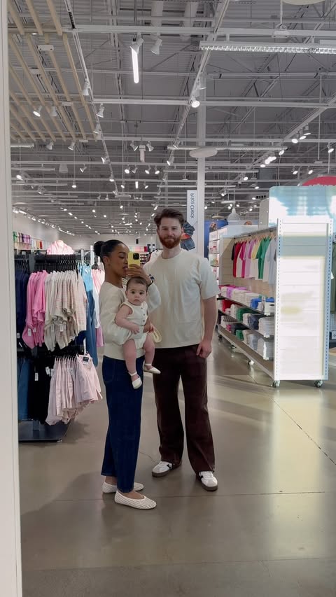 Instagram post by @camrynmoss for Old Navy. Caption reads: [...] checked out one of the newly refreshed Old....