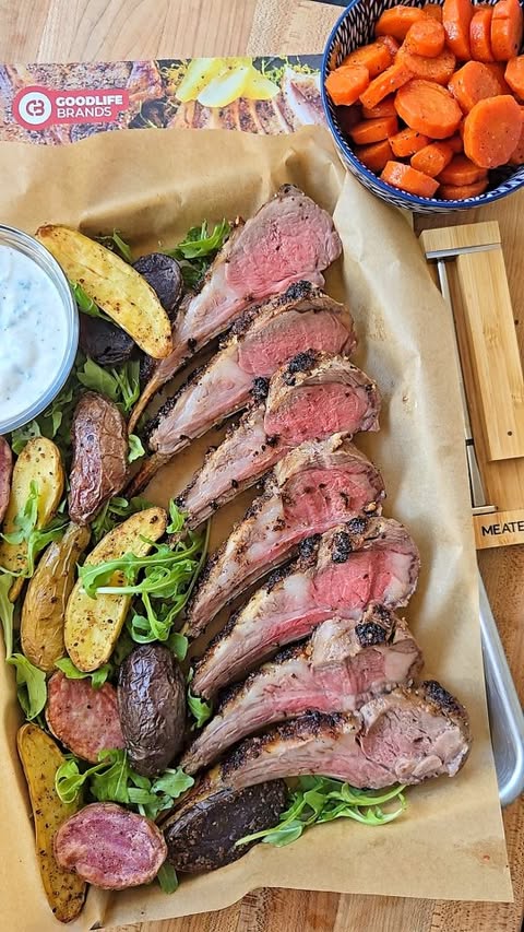 Instagram post by @jennys_coastal_cuisine for GoodLife Proteins. Caption reads: Looking for something a little more elegant this....