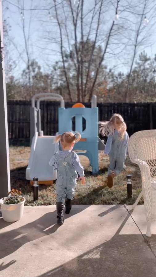 Instagram post by @angielambert15 for Step2. Caption reads: [...] SO happy with their new playset from....