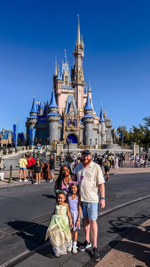 Instagram post by @yourstruly_thehensleys for Walt Disney World. Caption reads: [...] at Disney ✨🤍 Hosted By Disney....