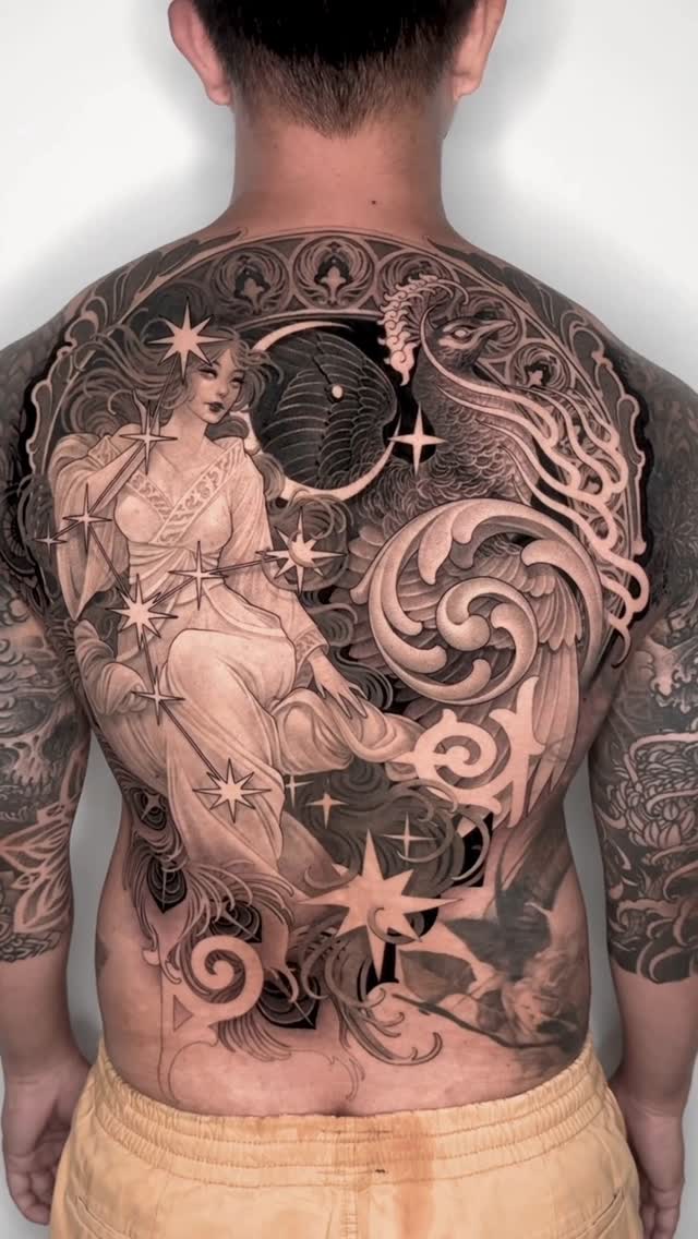 Instagram post by @hanytattoostyle for EZ Tattoo Supply. Caption reads: I uploaded my next destination for this year on my....