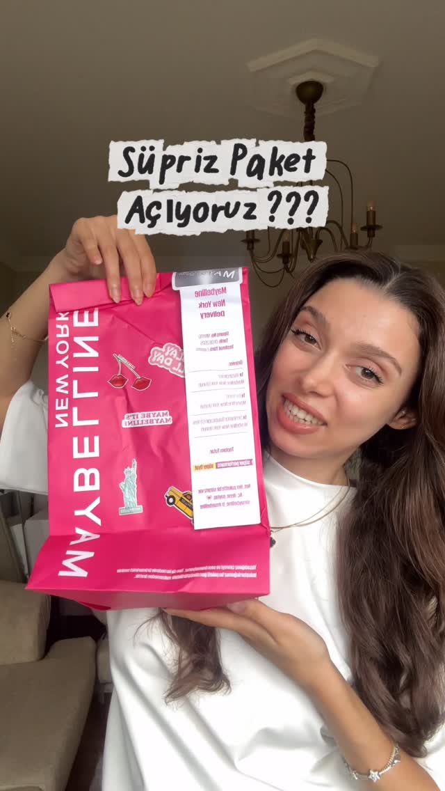Instagram post by @sudemanikk for Maybelline New York. Caption reads: Yeni çıkan ürünlerden üç tanesini beraber deneyip....