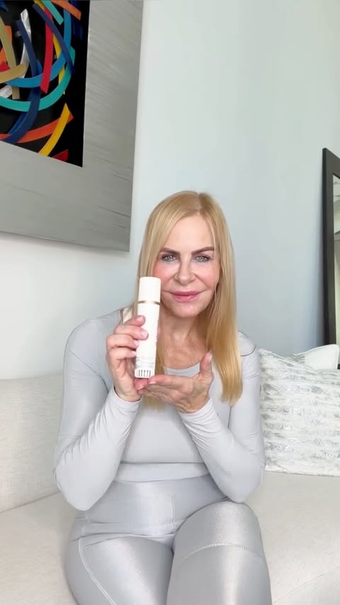 Instagram post by @gailgenslerofficial for Therabody. Caption reads: [...] I just want to feel refreshed. The Therabody....