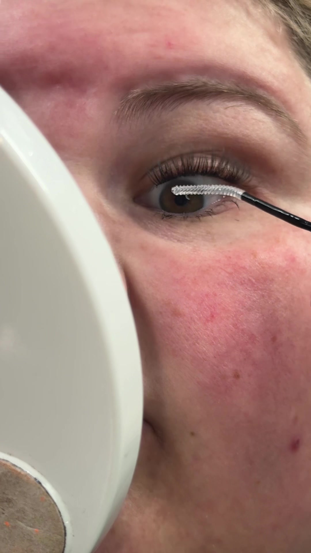 TikTok post by @beautybykaitlyn for Lashview. Caption reads: Lets do some cluster lashes with the @lashview....