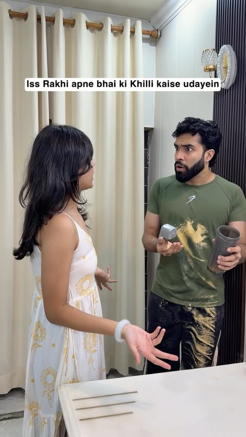 Instagram post by @yuvraj.dua for Blinkit. Caption reads: [...] hai protein ni girana chaiye tha 🥲 Blinkit....