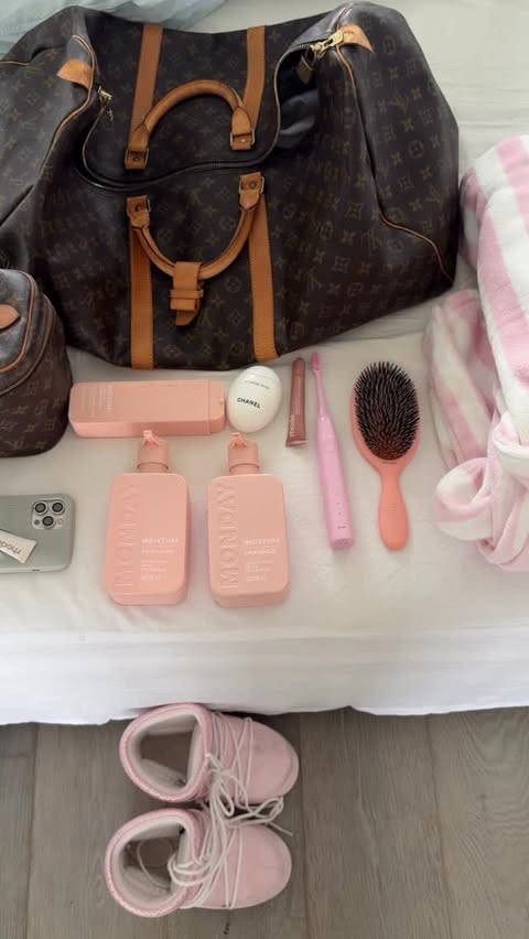 Instagram post by @annaastrup for MONDAY Haircare. Caption reads: advertisement | officially the festive season....