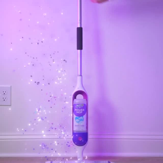 Instagram post by @alexanderthegreat for Swiffer. Caption reads: #Ad #SwifferPartner I filmed a commercial at home....