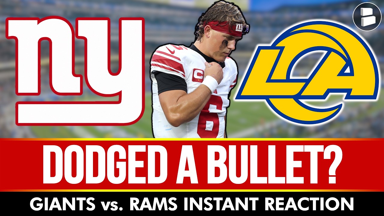 YouTube post by @NYGiantsTV for PrizePicks. Caption reads: [...] Night Football game. Sign up for PrizePicks....