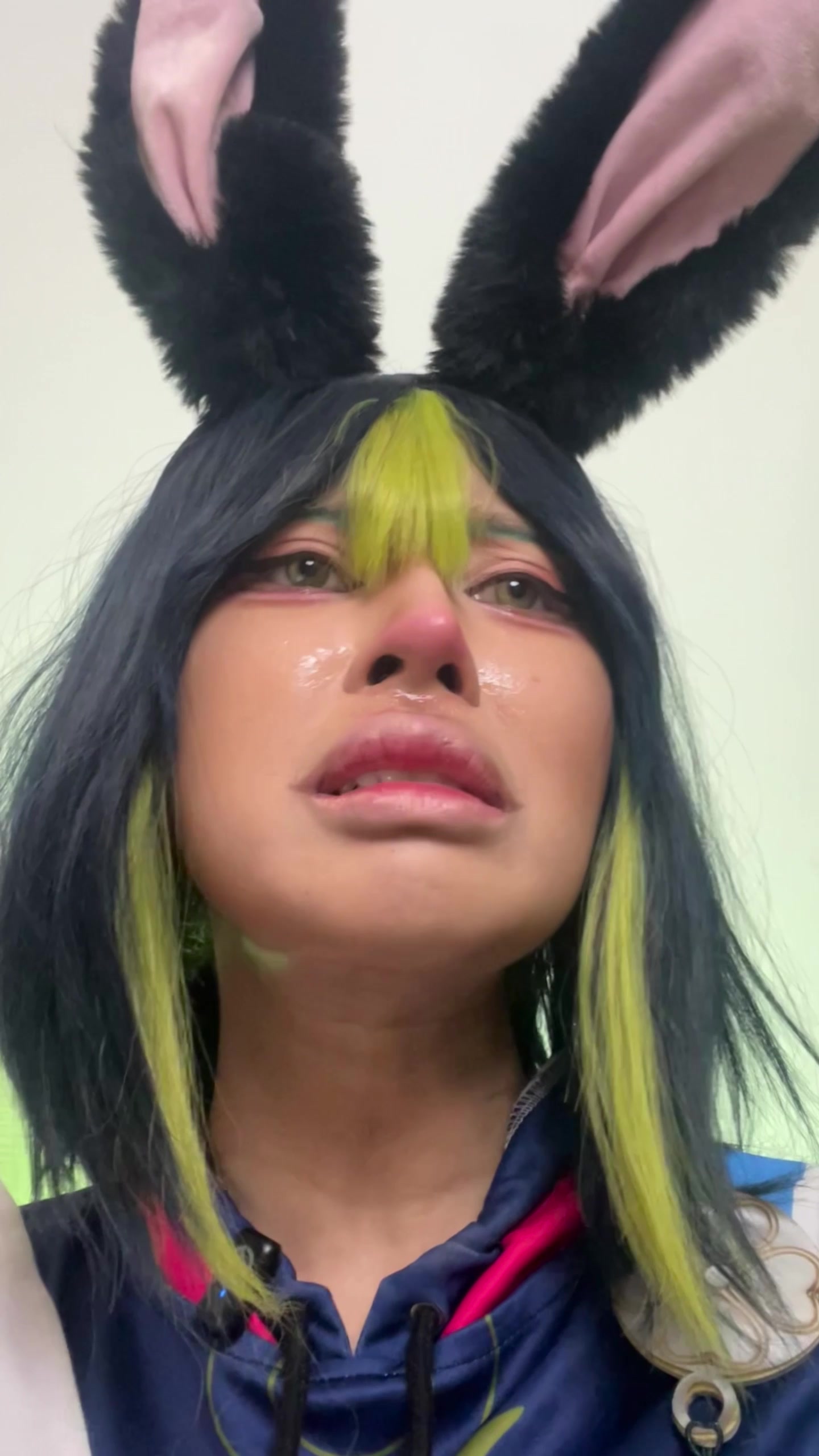 TikTok post by @anizuchie for Duolingo. Caption reads: [...] Yuk ikutan event Genshin Impact x Duolingo,....