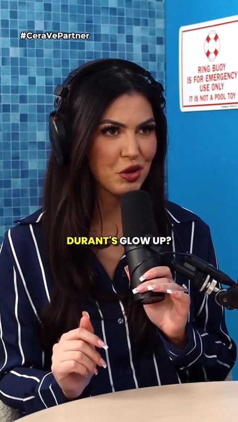 Instagram post by @publicpoolpod for CeraVe. Caption reads: Did you see Kevin Durant’s glow up?! @cerave....