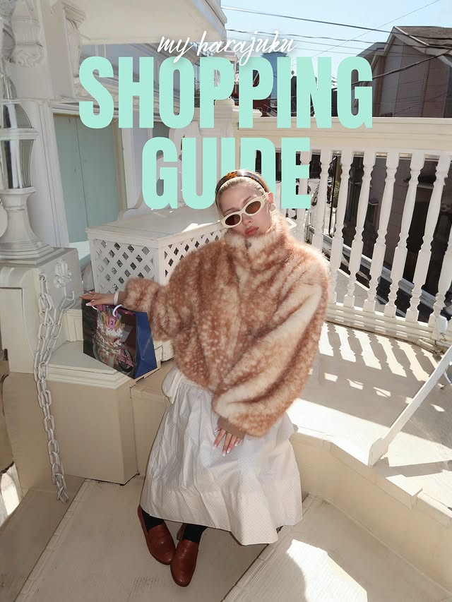 Instagram post by @mocamaus for Sister Jane. Caption reads: ultimate 👛原宿harajuku shppping guide👛 are we....