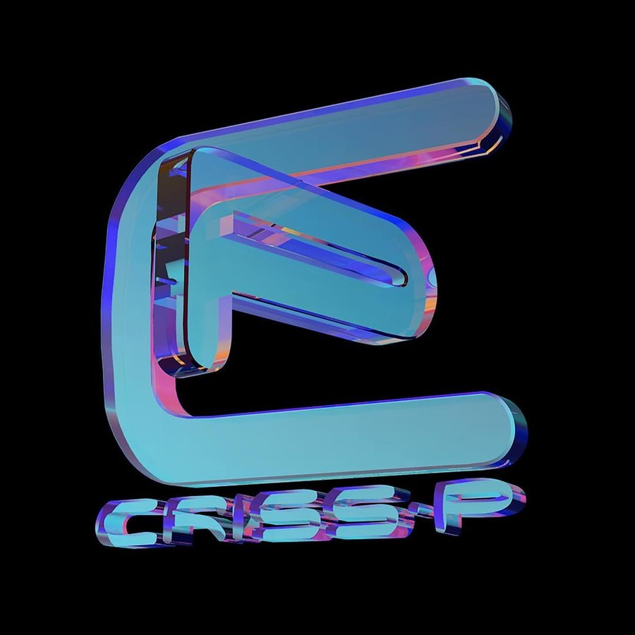 Instagram post by @crisspofficial for Interscope Records. Caption reads: My new logo I designed in Cinema 4D with an NFT....