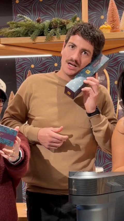 Instagram post by @crustbycarson for Nespresso. Caption reads: In the running for the best day of my life at the....