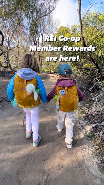 Instagram post by an influencer for REI. Caption reads: [...] hiking and camping season, and @REI Co-op....
