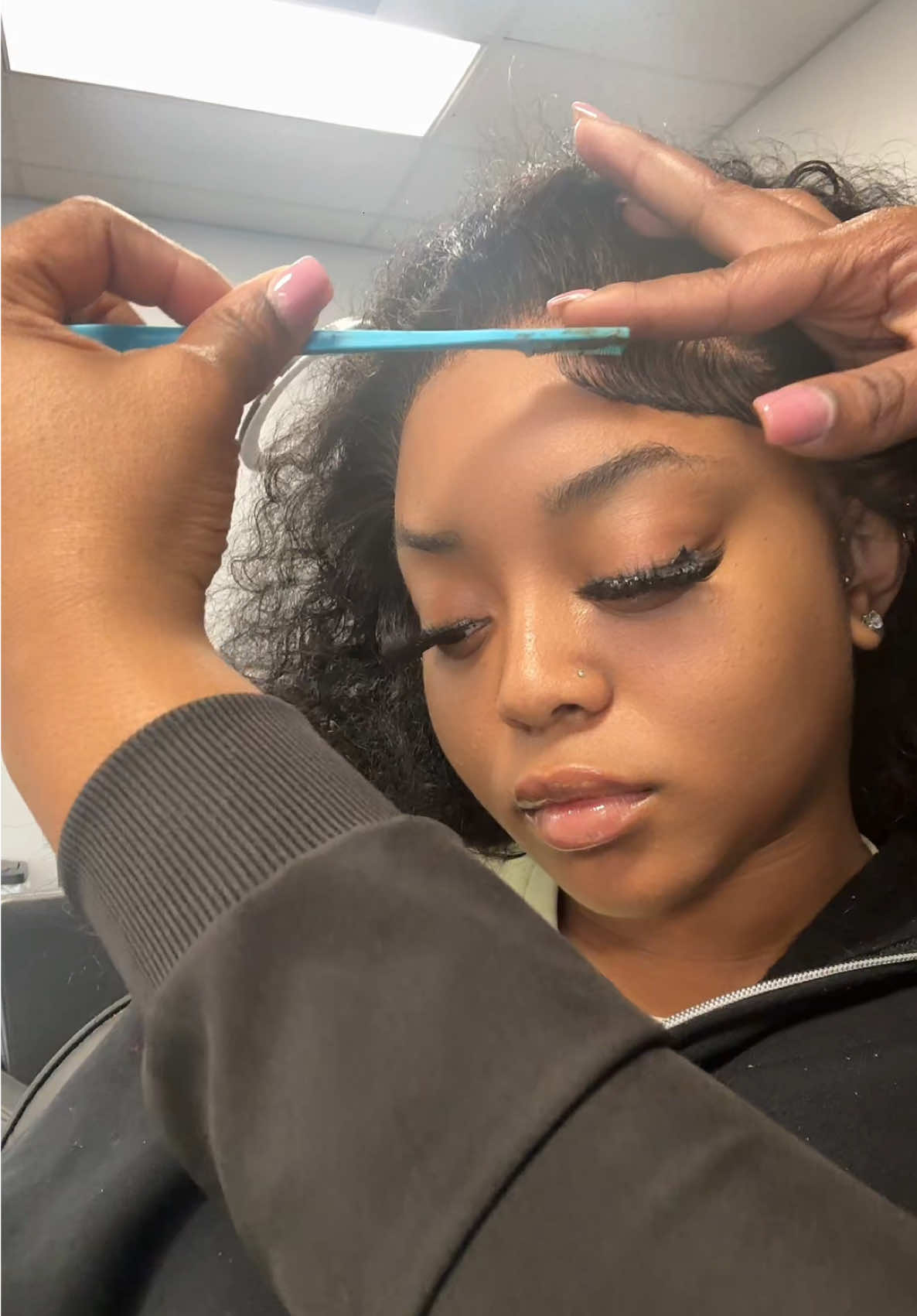 TikTok post by @tijuanabrookss for Dorsanee Hair. Caption reads: @Dorsanee Hair Burmese 13x4 frontal wig 😍😍 20%....